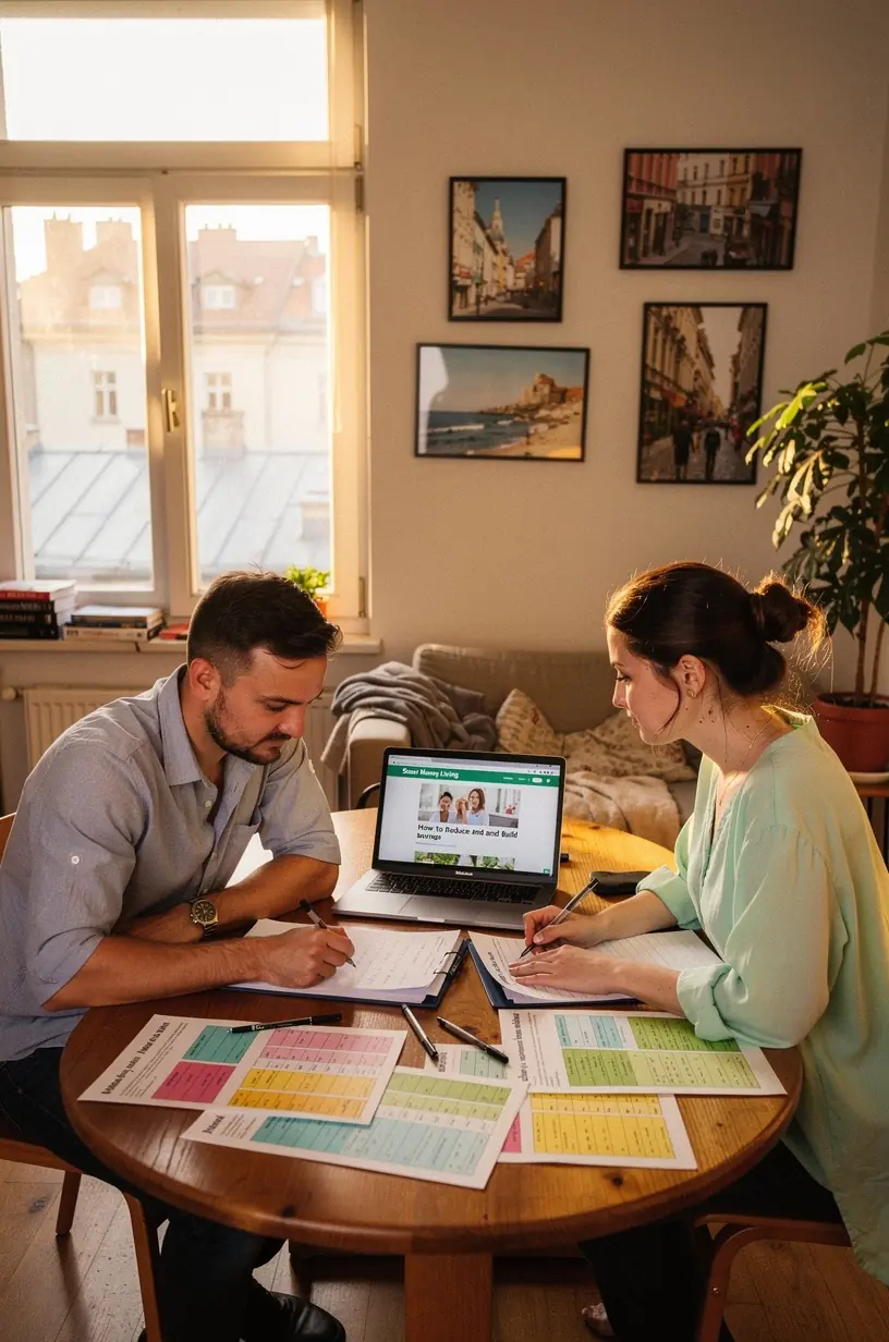 Ügyfél jegyzeteket készít az adósságkezelési stratégiáról, tanulási környezetben.